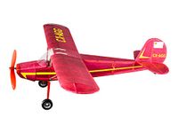 Cessna 140 complete vintage model rubber-powered balsa wood aircraft kit that really flies!