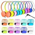 XOSDA 80 Pack Kids Headphones Bulk for School Classroom Children, Wholesale Student Headphoens Class set for Chromebook, Computer, Laptop and More