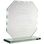 CRAZY TONY'S Personalised Laser Engraved Amazing Sister Cut Glass Plaque Girl Birthday Trophy