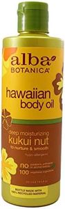 Alba Botanica Hawaiian Body Oil Kukui Nut 8.5 Ounces 2 Pack