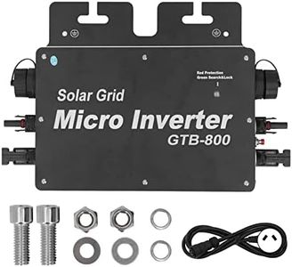 Marhynchus 800W Solar Inverter WiFi Control Automatic Identification Power Inverters DC to AC 120V Solar Grid Tie Micro (AU Plug)