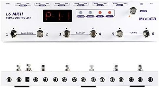 MOOER L6 MKII Guitar Multi Effects Pedalboard Pedal Controller Bass Pedal Switcher