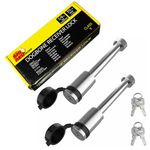 BIG RED ATRMT9137R Torin 2 Pack Hitch Lock Pin, 5/8 Inch Trailer Receiver Locking Pin for 2"/2.5" Receiver, Tow Hitch Locks with Keys for Car, Truck and Towing