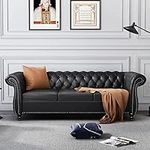 AVZEAR Leather Sofa 3 Seater Couch,