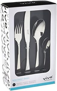 Vivo by Villeroy & Boch Group New Sweet Basic Cutlery Set 30 Pieces, Stainless Steel