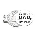 Father Gifts for Dad Fathers Day Golf Ball Marker with Magnetic Hat Clip for Dad Men Golf Gifts for Dad Grandpa Daddy Papa for Fathers Day Golf Gifts Birthday from Daughter Son to Husband from Wife