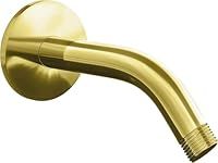 Sparkpod 6-Inch Shower Arm with Flange - Solid Stainless Steel Shower Head Extension Arm - No Leak Connections with Simple Installation - Durable Against Corrosion and Rusting - No Leaking Tight Seal