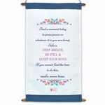 Indigifts Motivational Gifts for Friend Designer Printed Scroll 9.5 X 17 Inches - Birthday Gift for Men, Women, Girl, Boy, Wall Decoration for Home/Office/Living Room Wall, Inspirational Quotes