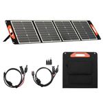 CELLGEAR Portable Solar Panel 100W for Power Station Generator,20V Foldable Solar Panel Kit with MC-4 Fast Charger,Waterproof IPX5 Solar Charger for Outdoor Camping Hiking Off-Grid Living