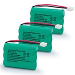 QBLPOWER 3.6V 800mAh 27910 Cordless Phone Battery Rechargeable 89-1323-00-00 E1112 E2801 TL72108 SD-7501 23-959 Cordless Handsets (Pack of 3)