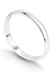 KEZEF Sterling Silver Wedding Band Ring for Men and Women – Wedding Bands for Her, Wedding Band for Women and Men, 2mm Width Silver Ring Size 8