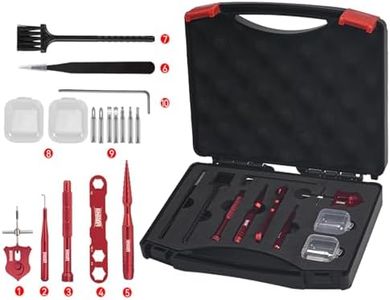 Kingdom Tools for Reel Maintenance 10pcs Bearing Tool for Spinning Reel Repair Kit for Baitcasting Reel Lightweight Use Tools