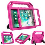 Surom Kids Case for iPad Mini 1 2 3 - Light Weight Shock Proof Handle Stand Cover Case with Built-in Screen Protector for iPad Mini 1 / iPad Mini 2 / iPad Mini 3 - Rose Pink