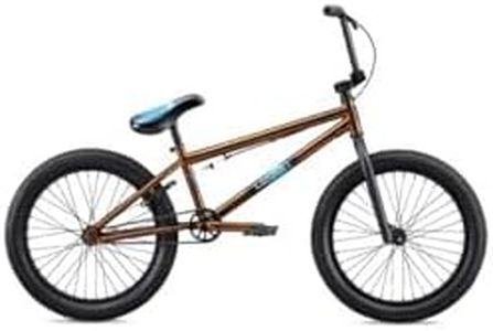 Mongoose Legion L40 Kids Freestyle BMX Bike, Intermediate Rider, Boys and Girls Bikes, 20-Inch Wheels, Hi-Ten Steel Frame, Micro Drive 25x9T BMX Gearing, Copper