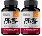 Sandhu's Kidney Cleanse Detox & Support Supplement for Men and Women | with Cranberry Extract | Helps Support Kidney & Urinary Tract Health | 60 Vegetarian Capsules (Pack of 2)