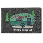 Aucuda Happy Camper RV Door Mat for Indoor Outside Entrance, Entrway Rugs Indoor Welcome Mat for Front Door, RV, 24"x16" Non-Slip Front Door Mats for Thanksgiving, Traps Dirt&Liquid Grey