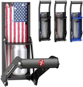 NEWPO Can Crushers for Recycling 8oz-16oz Can Crusher Wall Mounted, Can Smasher for Recycling Bottles,Aluminum Seltzer, Gadgets for Home - American Flag