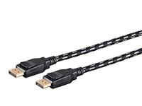 Monoprice Braided DisplayPort 1.4 Cable - 6 Feet - Gray, 8K Capable for Graphic Design, TV Walls and PC Gaming