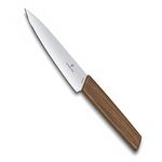 Victorinox, Swiss Modern Chef Knife, 15 cm, Walnut Wood Handle. Chef Knife. Vegetable Knife. Carving Knife. Meat Knife.