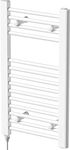 DuraTherm® 700 x 400mm Staight Electric Heated Towel Rail Radiator Bathroom Warmer Wall Mounted Ladder Rad, Manual 150W, White