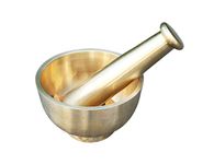 Pure Source India Kitchen Khalbatta Okhli Masher, Mortar And Pestle Set, (Extra Deep Bowl)