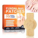 Fungal Nail Patches, 8 Hour Extra Strong Repair Pads for Fungus Toenail, Fungal Nail Treatment Patches, Improve the Appearance of Unhealthy Toenails & Fingernails, Gentle & Safe (32 Pieces)