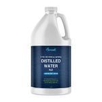 Harrods Deionized Distilled Water - Demineralized Purification Softener for Washing & Cleaning, Automotive Battery Cooling, Laboratory Equipment, Watering Plants, Aqua 1L