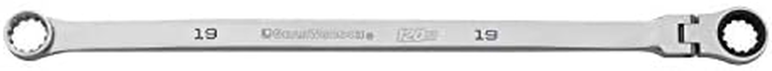 Clé 19 mm 120 x P universel SPLINE XL Flex Gearboxratcheting Clé 86119 par Apex Tool Group