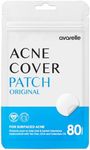 AVARELLE Pimple Patches for Face | Hydrocolloid Acne Patches for Covering Blemishes | FSA HSA Zit Patches with Tea Tree, Calendula, & Cica | HSA Store Eligible Items (10-14 mm, 80 Count)