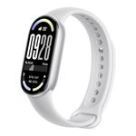 Xiaomi Smart Band 10 Fitness Tracker, 1.72" AMOLED Display, 21-Day Battery Life, 150+ Sports Modes, Heart Rate & Sleep Monitoring, Electronic Compass, 5ATM Waterproof, 2-Year Warranty – Glacier Silver