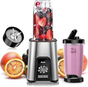 VEWIOR Smoothie Bullet Blender for Shakes and Smoothies 850W, 12 Pieces Personal Blenders for Kitchen with 6 Fins Blender Blade, Smoothie Blender with 2*23 oz To-Go Cups