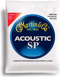 New Martin MSP4100 SP Studio Performance 92/8 Phosphor Bronze Acoustic Guitar Strings, Light