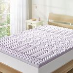 Mellow Mattress Topper, Foam, Lavender, 2 inch