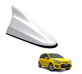 Auto Addict Car Shark Fin Antenna (Replacement Antenna,White) for Ford Figo Old(2010-2015)