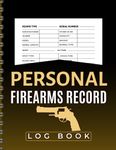 Personal Firearms Record Log Book: Record Book For Gun Owners, Collectors and Enthusiasts | Firearm Acquisition & Disposition Record Book | 8.5x11, 121 Pages