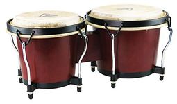 Tycoon Percussion 6 Inch & 7 Inch Ritmo Bongos - Mahogany Finish