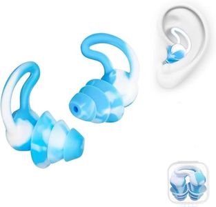 Tayogo Swimming Ear Plugs, Swimming Earbuds, 2 Pairs Waterproof Reusable Comfy Silicone Swim Ear Plugs for Swimming Surfing for Tayogo W22