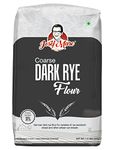 Josef Marc Coarse Rye Flour for Baking Purpose, 1.5 LBS Unbleached, High Fiber, Non-chlorinated, Non-GMO & Non-bro-mated, Italian Type 1080 Flour,