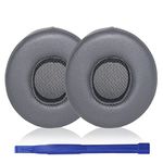 Aiivioll Earpads Cushions Replacement Compatible with Beats Solo 2 & Solo 3 Wireless On-Ear Headphones, Ear Pads with Soft Protein Leather and Memory Foam (Dark Gray)