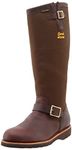 Chippewa Men's 17" Waterproof Pull On 25110 Snake Boot, Brown, 14