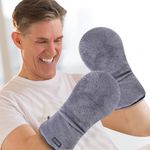 REVIX Heated Mitts for Arthritis and Hand Therapy, Microwavable Hand Warmer for Women and Men in Cases of Stiff Joints, Trigger Finger, Microwavable Therapy Mittens Unscented Hand Muff