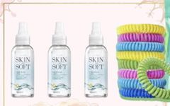 3 x Avon Skin So Soft SSS with Citronella Which Repels Mosquito Fly & Midge Insects Mosquito - Original Dry Oil Body Spray - Plus x1 mosquito band