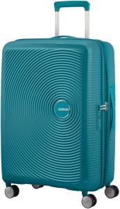 American Tourister Soundbox Medium Suitcase 67cm – Jade Green, 4-Wheel, Expandable, TSA Lock