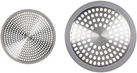OXO Good Grips Easy Clean Shower Stall Drain Protector - Stainless Steel & Silicone & Good Grips Stainless Steel Bathtub Drain Protector