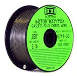 INETUB BA71TGS .030-Inch on 2-Pound Spool Carbon Steel Gasless Flux Cored Welding Wire by INE USA Since 1950