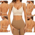 Low Back Bra for Women Wirefree Sea