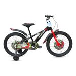 Stryder Rexy 20T BMX Cycle for Kids (Unisex) – Steel Frame (9-Inch) | V-Brakes | Nylon Tires | Training Wheels | Sporty Design for Boys & Girls (Age Range: 7–13 Years) (Black)