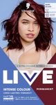 Schwarzkopf LIVE Intense Colour U68 Ruby Glaze, Long-lasting Permanent Red Hair Dye, With Extra Colour Refresh Gloss