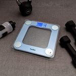 TOMIBA 550 Pounds Bathroom Scale High Precision Digital Body Weight with Step-On Technology and Easy-to-Read Backlit LCD