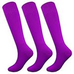 Fitliva Purple Socks Women Knee Hig